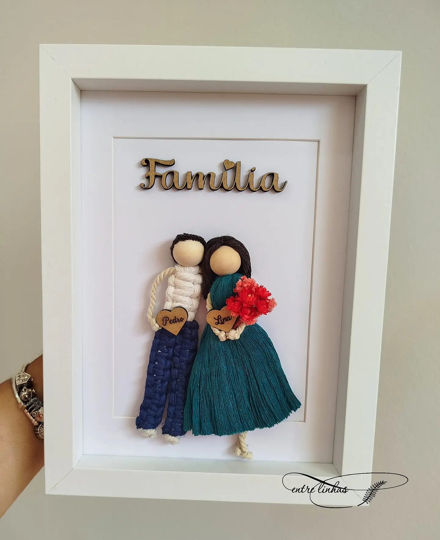 Moldura da Família Grande Personalizada  1