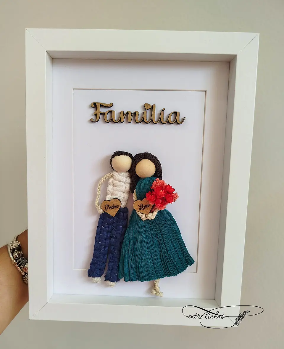 Moldura da Família Grande Personalizada  1