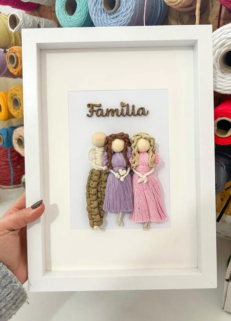 Moldura da Família Grande Personalizada  2
