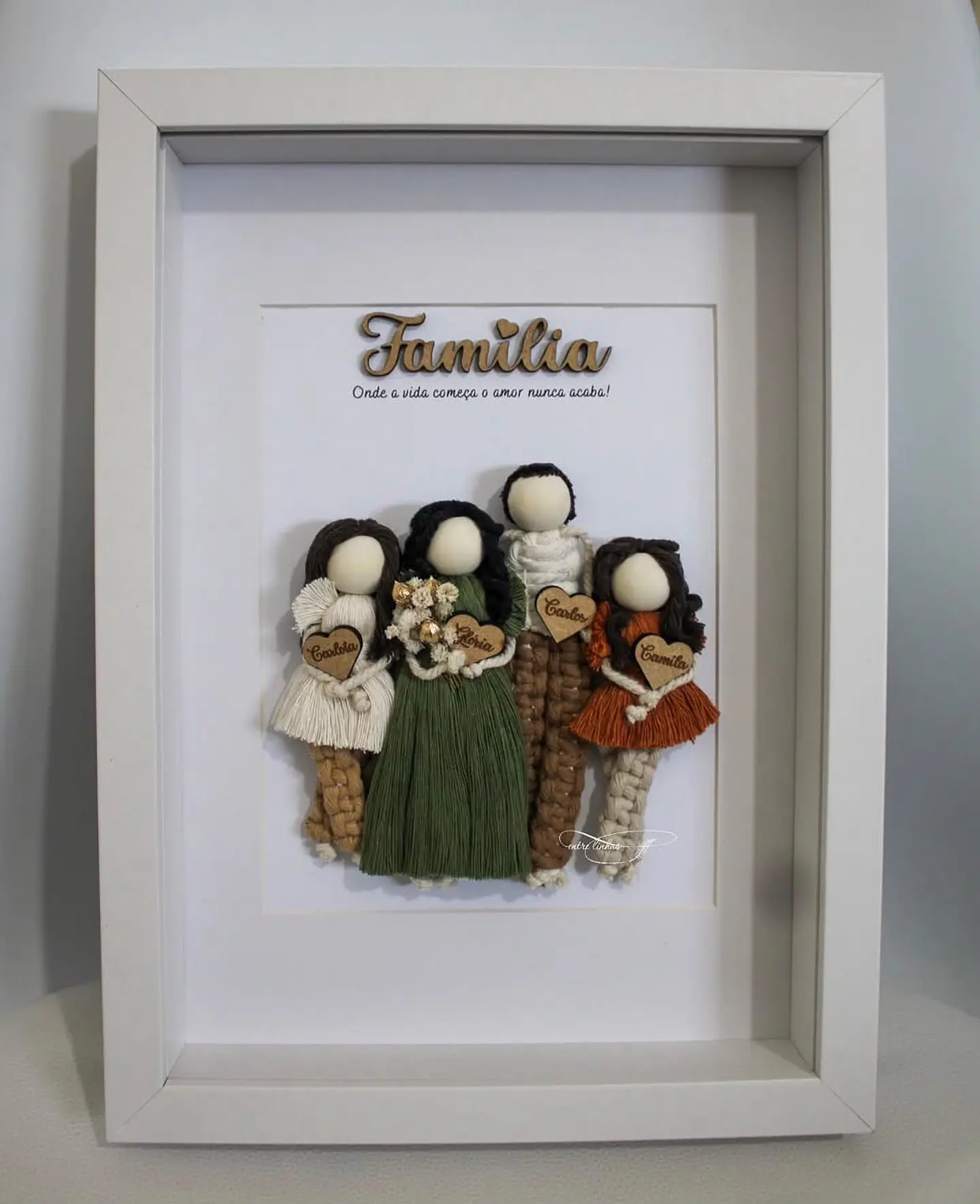 Moldura da Família Grande Personalizada  5