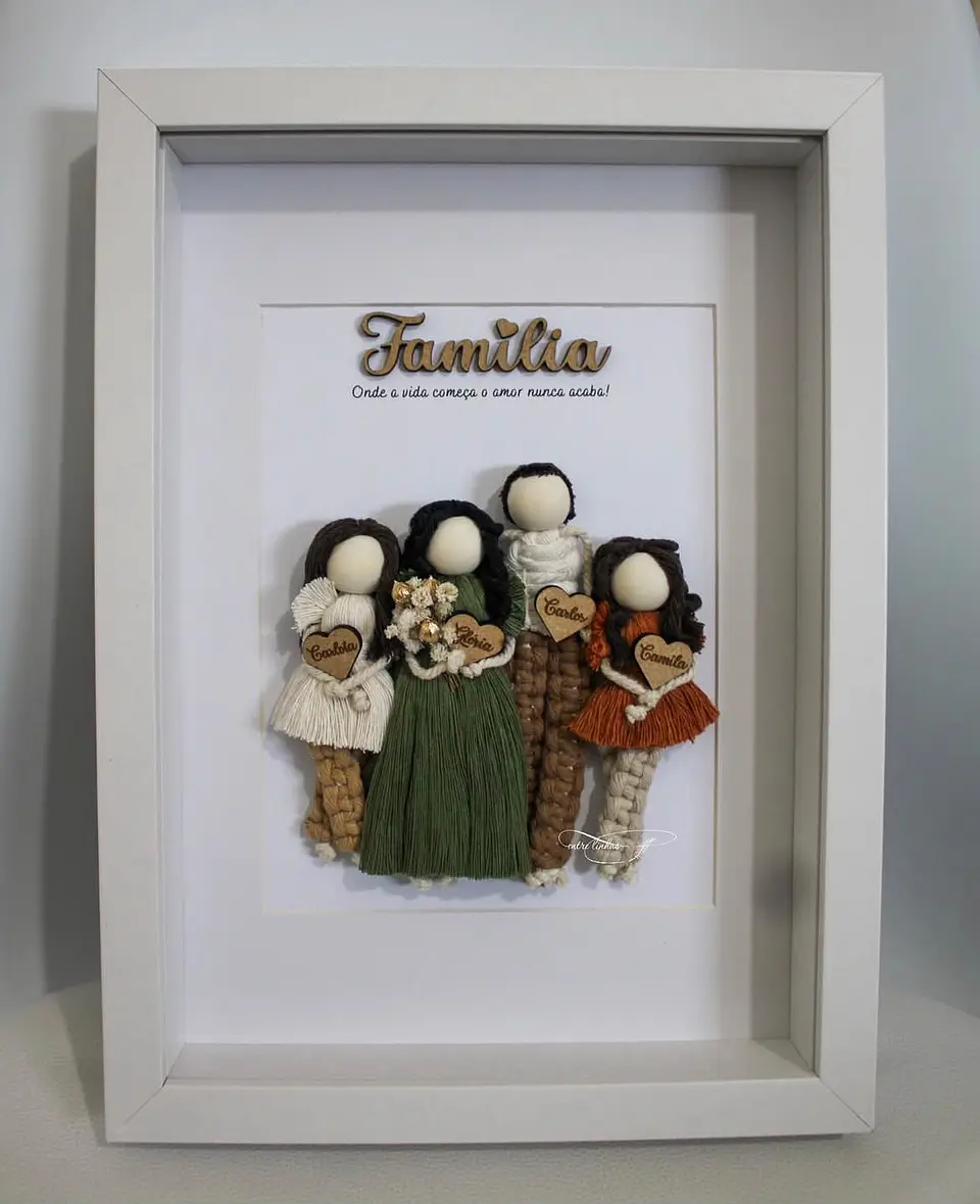 Moldura da Família Grande Personalizada  5