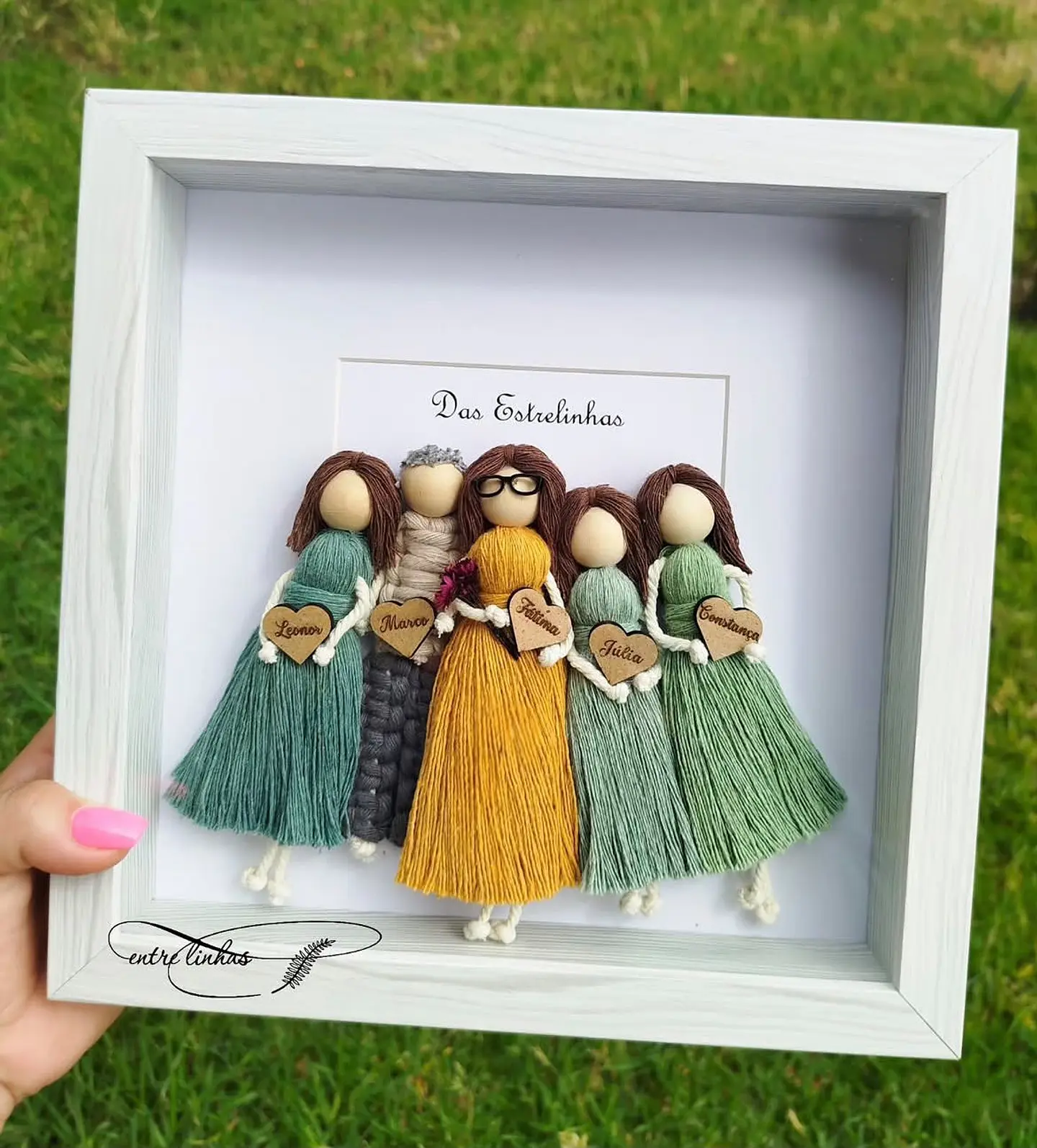 Moldura da Família Grande Personalizada  6
