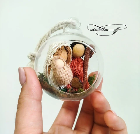 Presépio Bola de Natal