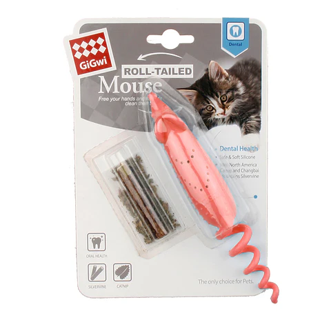 Gigwi Juguete con Catnip + Cepillo de dientes 
