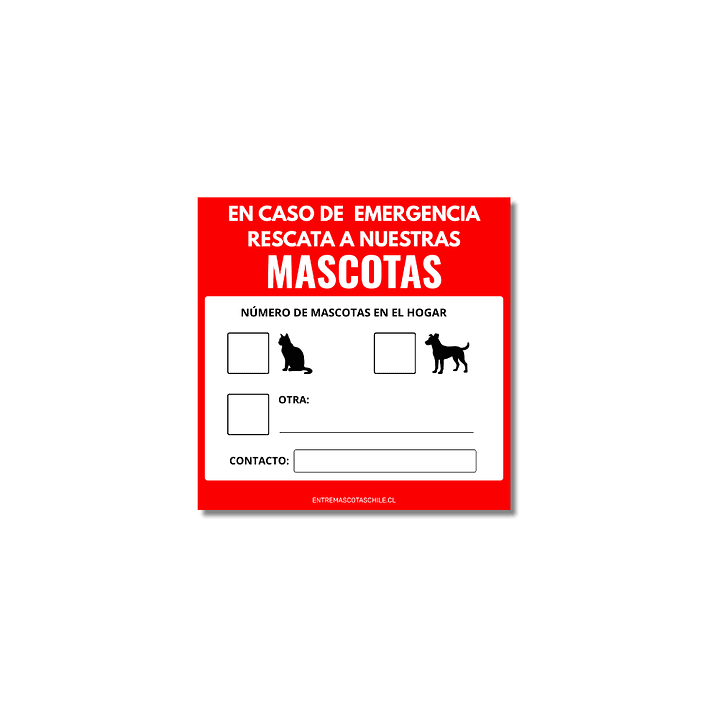 Señaletica para rescate de mascotas  1