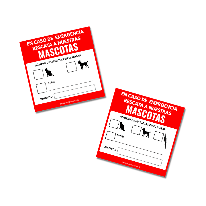 Señaletica para rescate de mascotas  3