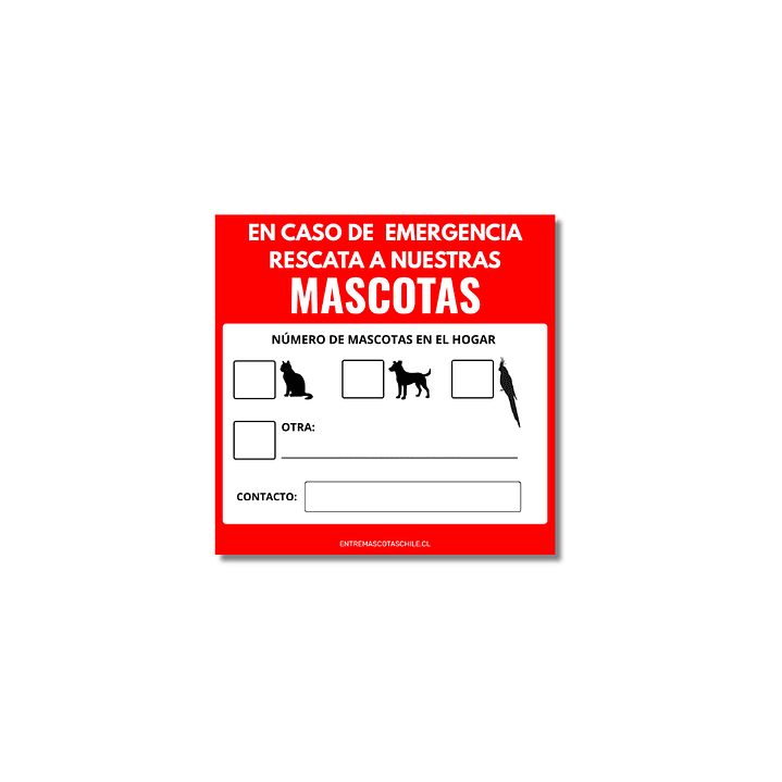 Señaletica para rescate de mascotas  2