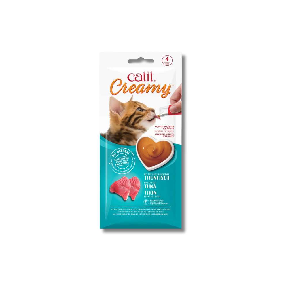 Fellini Creamy Alm Hum Atún y Fibra 4 Unidades