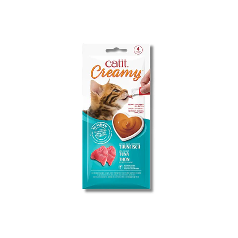 Catit Creamy Sabor Atún 4 unidades