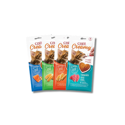 Catit Creamy sabor Pollo 4 unidades