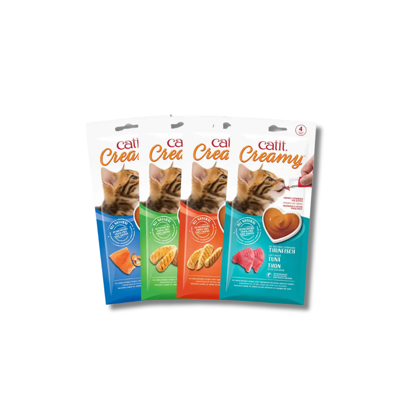 Catit Creamy sabor Pollo 4 unidades 2