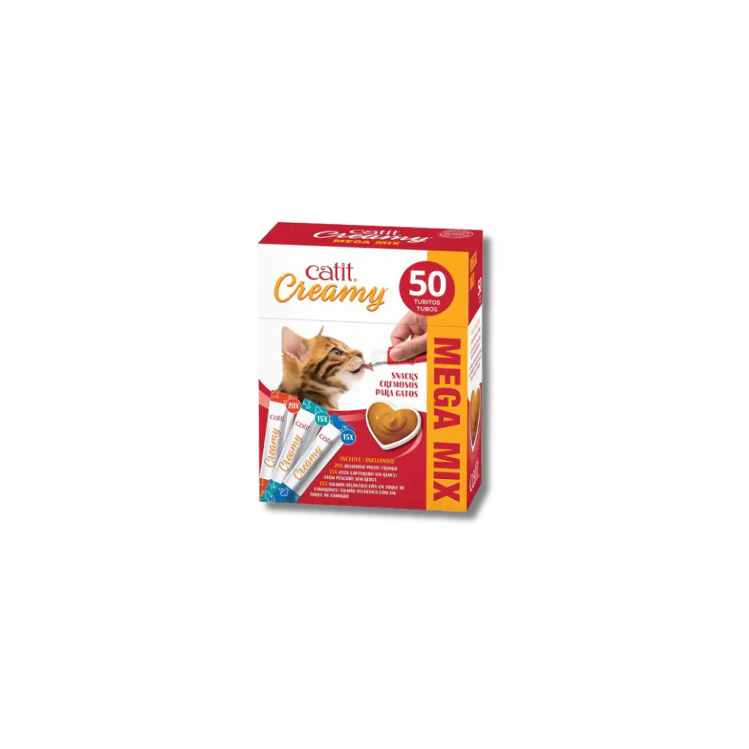  Catit Creamy Mega Mix 50 unidades  1