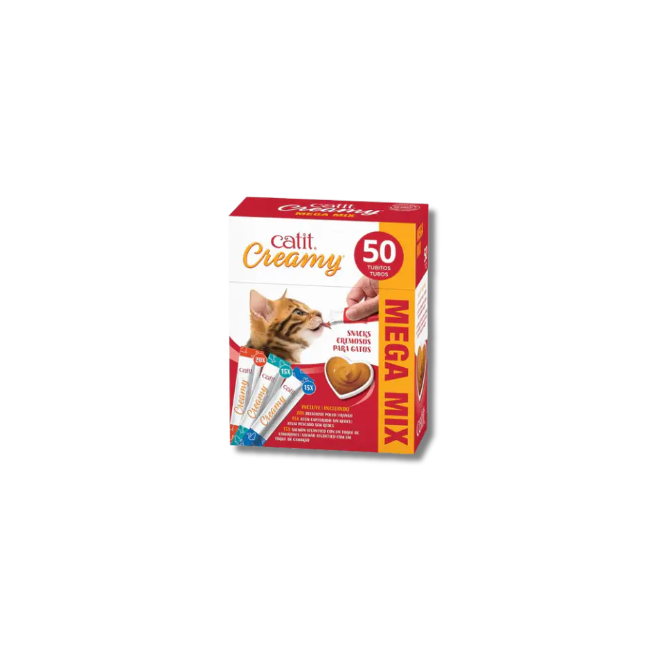  Catit Creamy Mega Mix 50 unidades  1