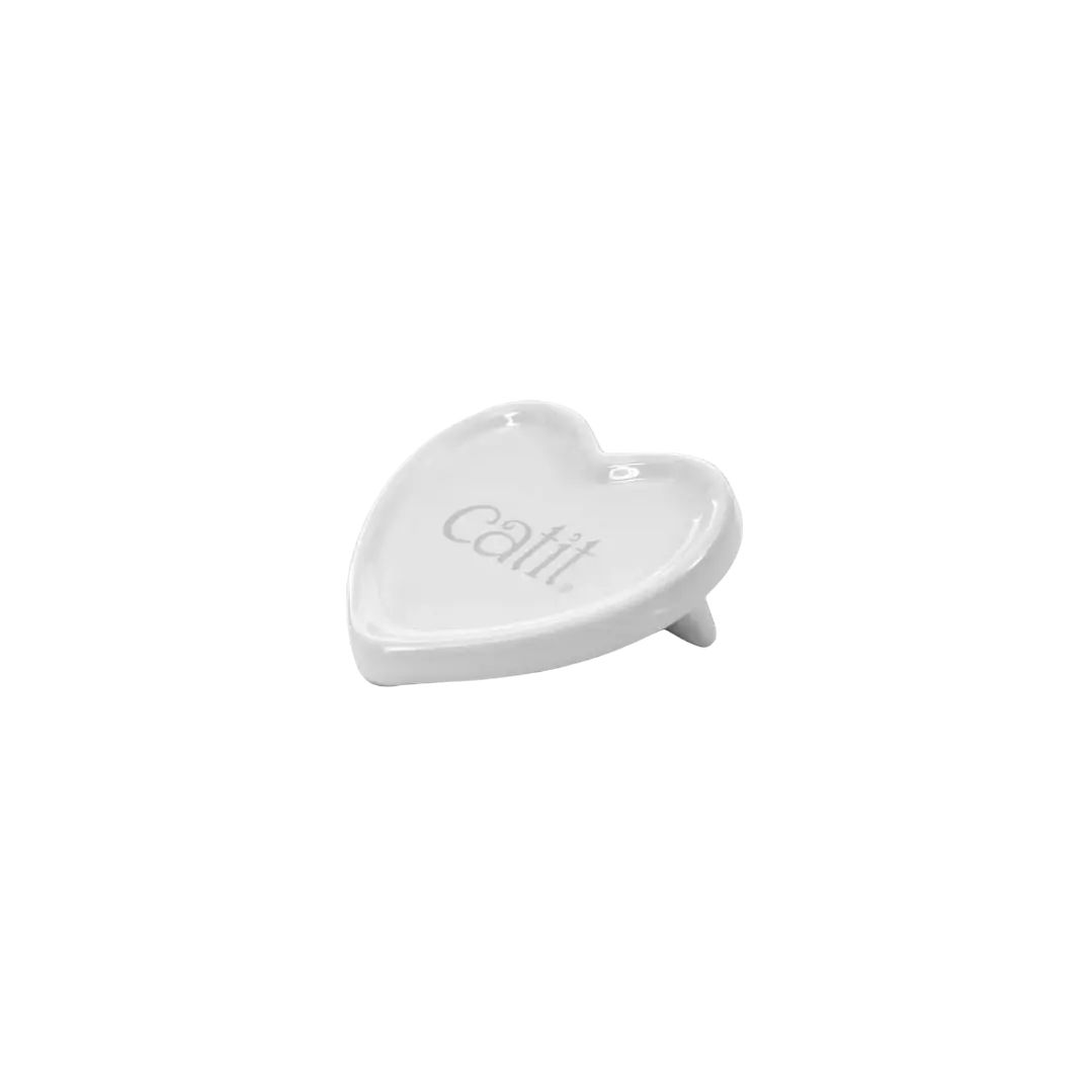 Catit plato de cerámica forma de corazón  1