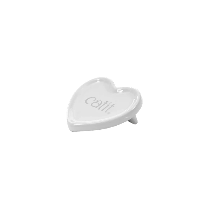 Catit plato de cerámica forma de corazón  1