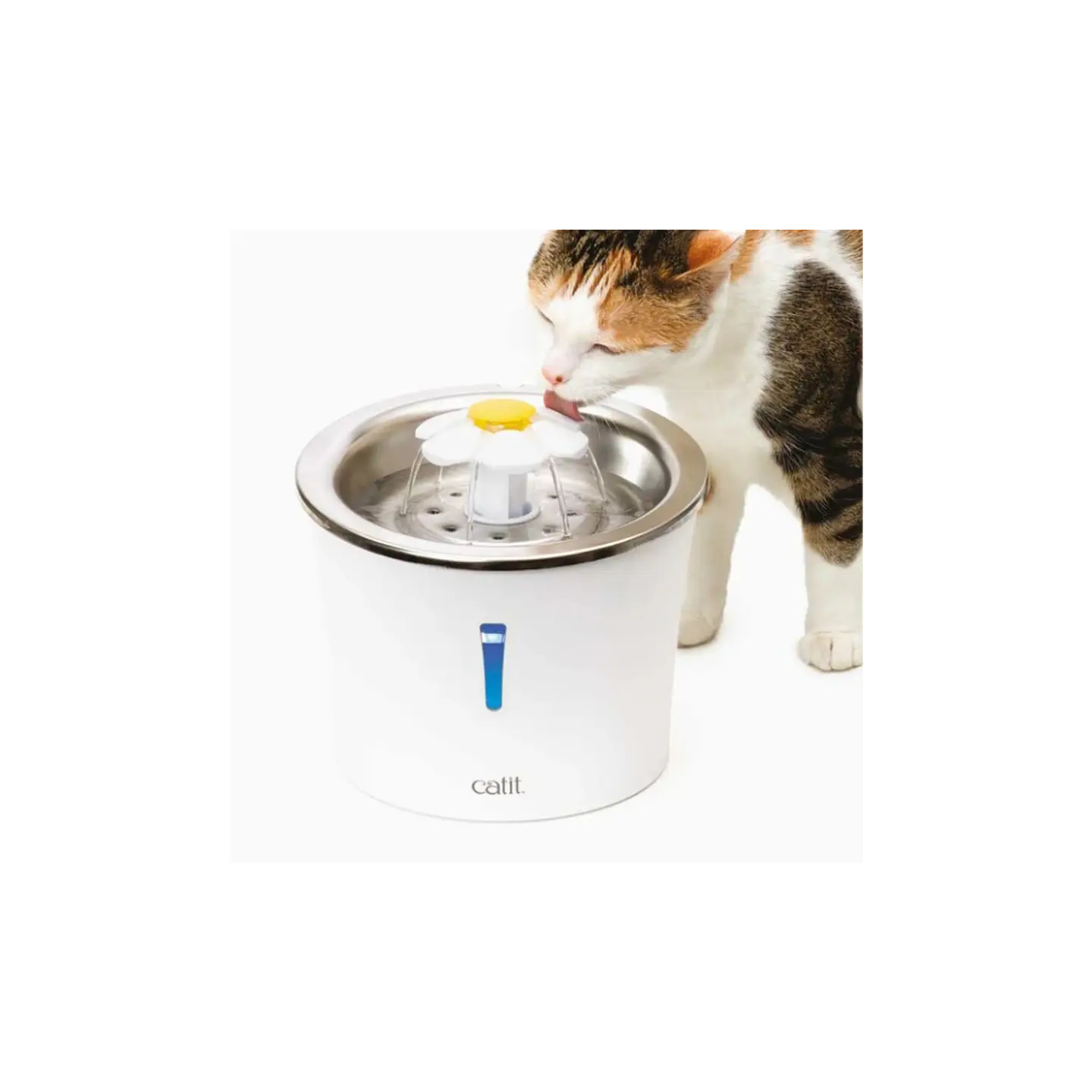 Catit 2.0 Fuente bebedera de acero inoxidable 3L  3