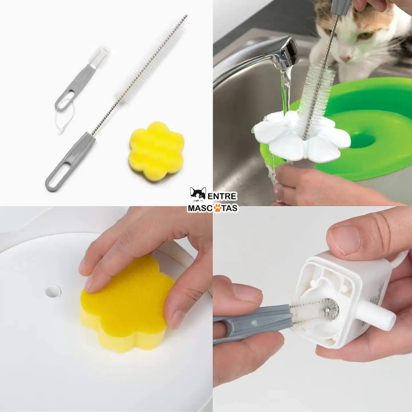 Catit Kit de limpieza para fuentes de agua  2