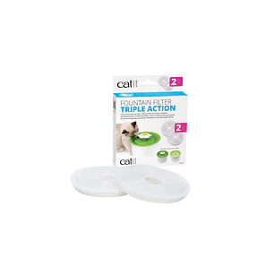 Catit filtro para fuentes de triple acción x2
