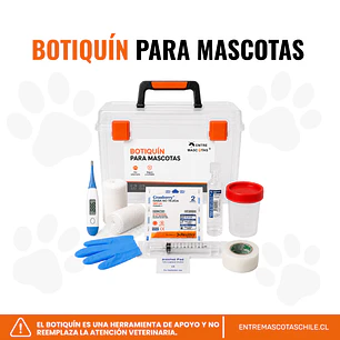 Botiquín de primeros auxilios para mascotas
