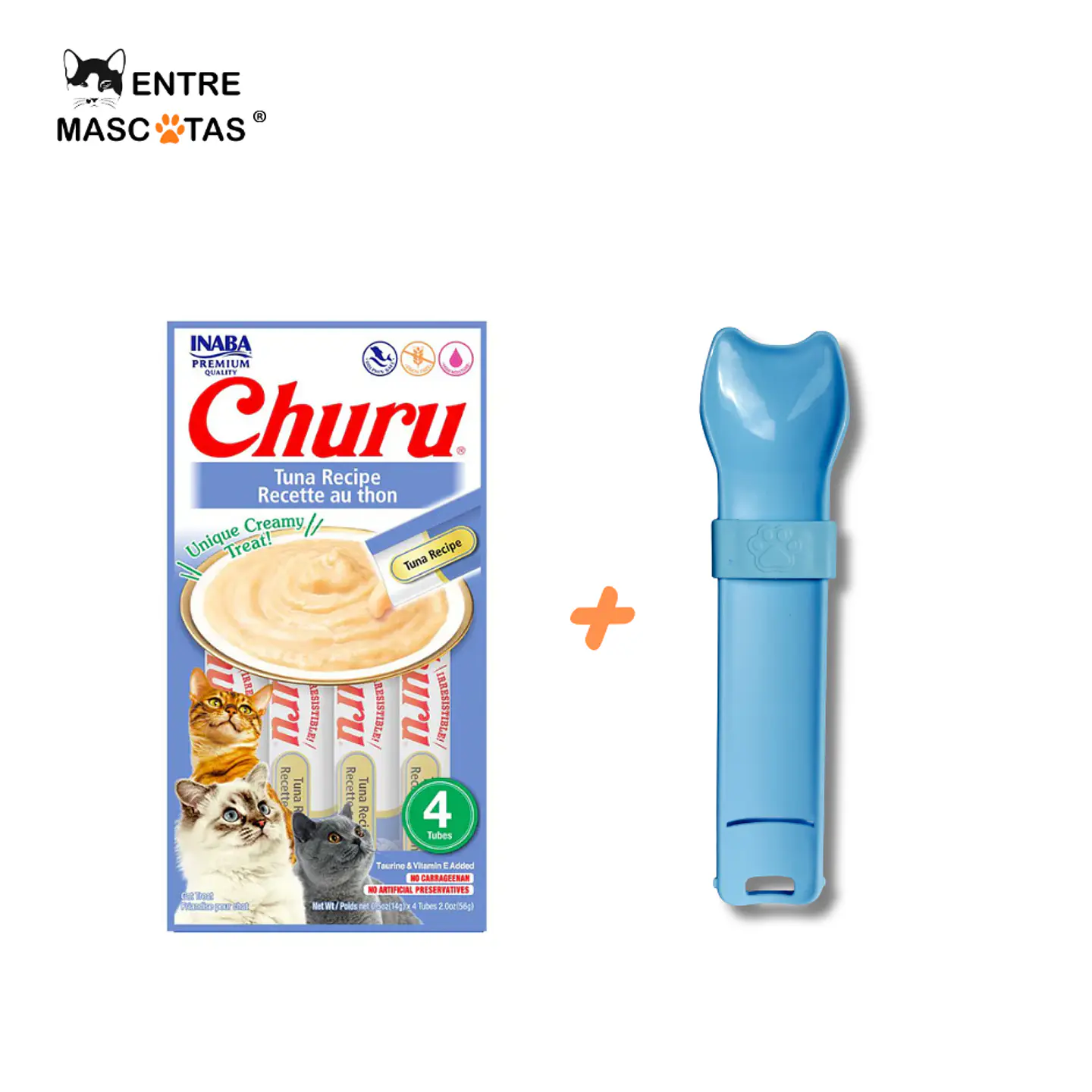 Pack Churu Atún + Cuchara azul 1
