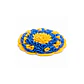 Alfombra Olfativa 40 cm color azul/amarillo - Miniatura 1