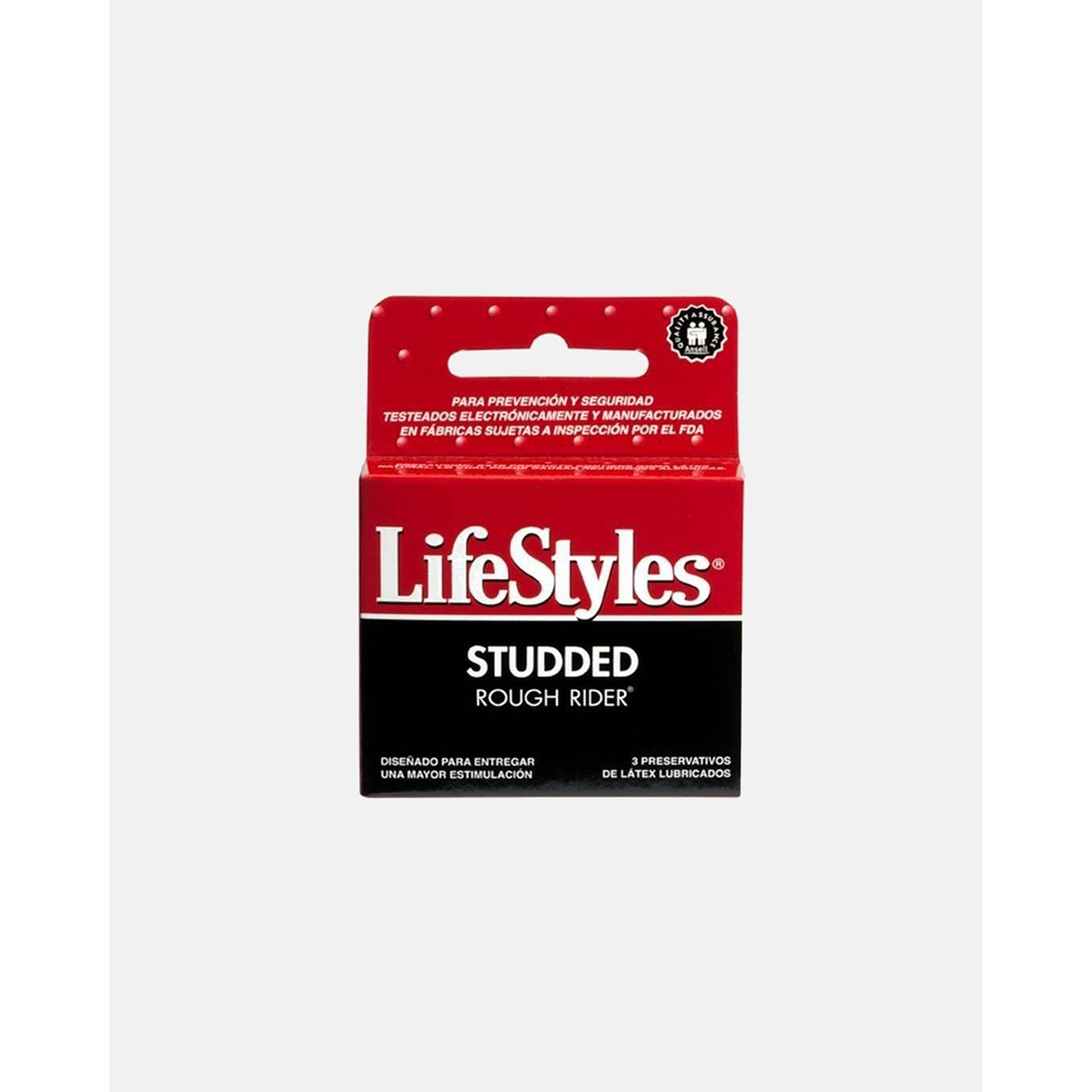 Condones texturados LifeStyles Studded (3 un)