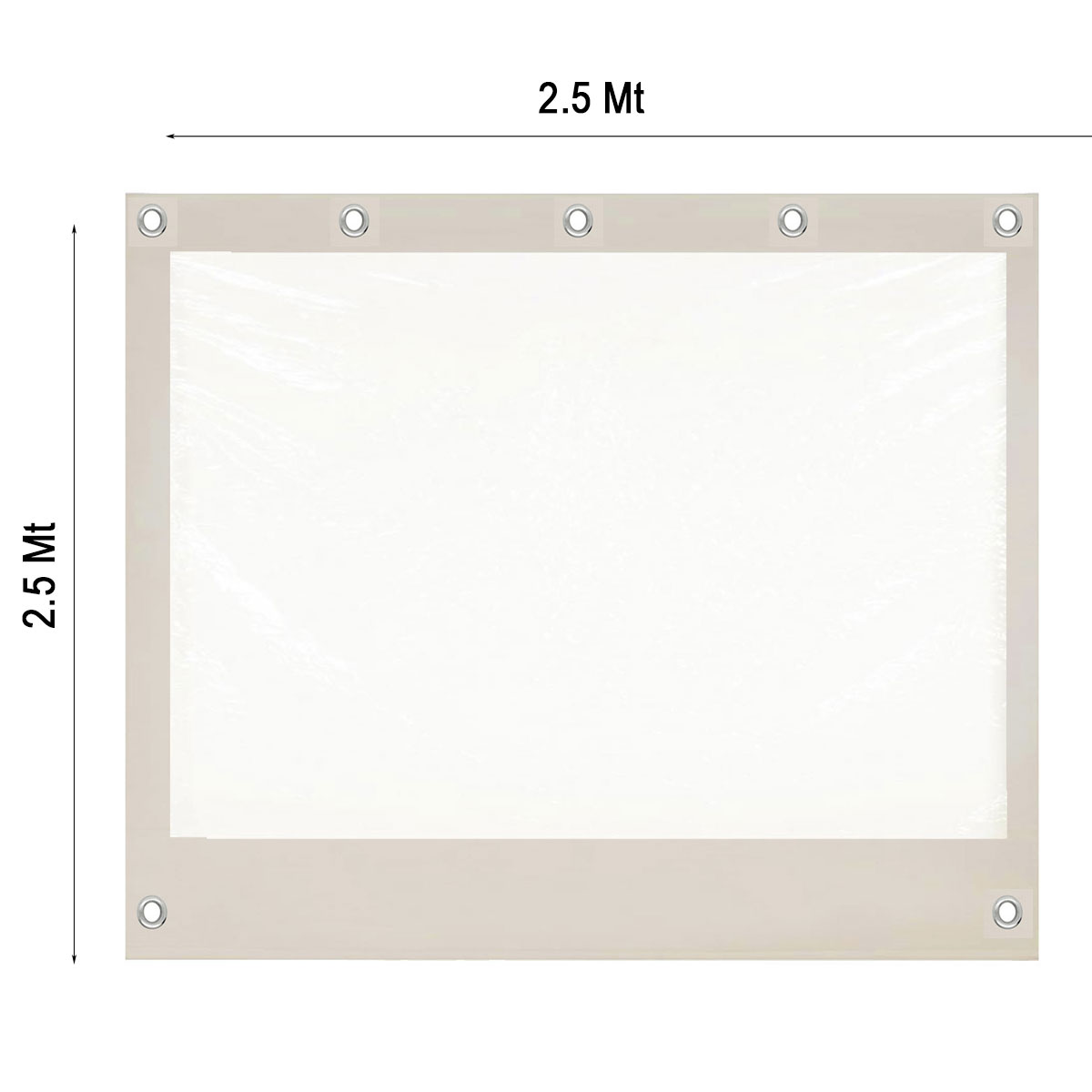 Cierre de terrazas medidas 250x250 cm 1