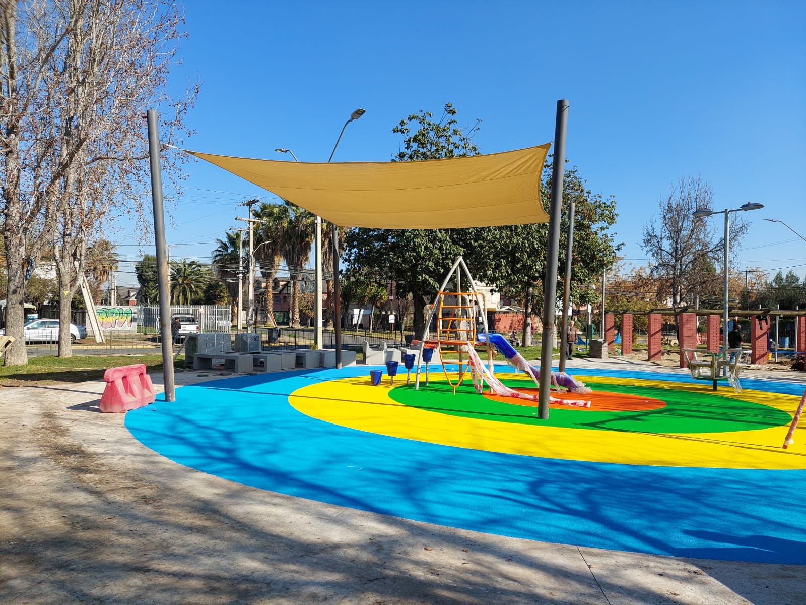 Vela 6x6 m 90% HDPE Beige Cuadrada 4