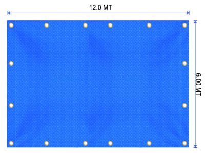Carpa 6x12 Tarpaulin 2