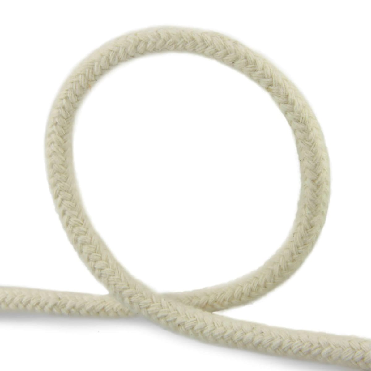 Cordel de algodón  de 6 mm vendido por metro 1