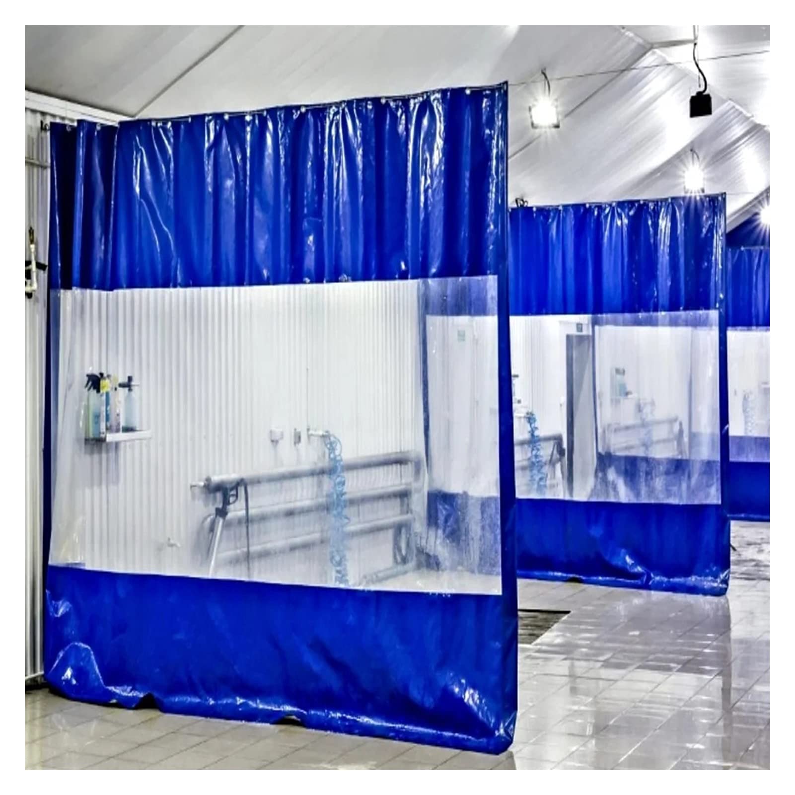 Cierre de Terraza 6x2.5 metros azul 1