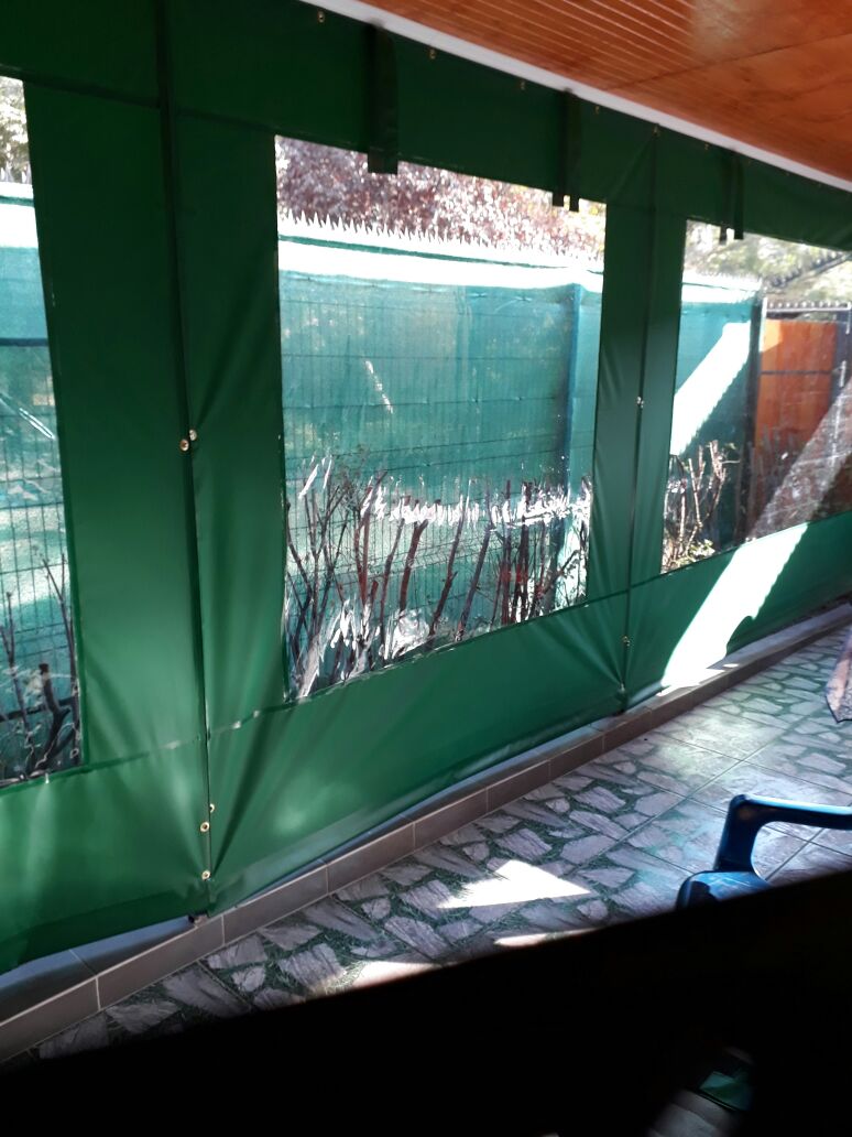 Cierre de terraza de 4.5x2.5 metros con ventana  3