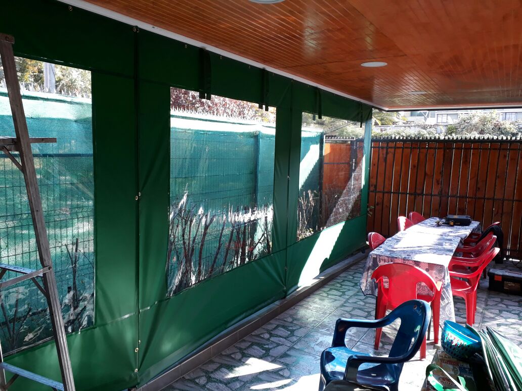 Cierre de terraza de 4.5x2.5 metros con ventana  1