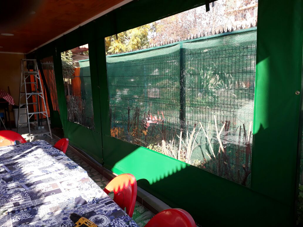 Cierre de terraza de 4.5x2.5 metros con ventana  4