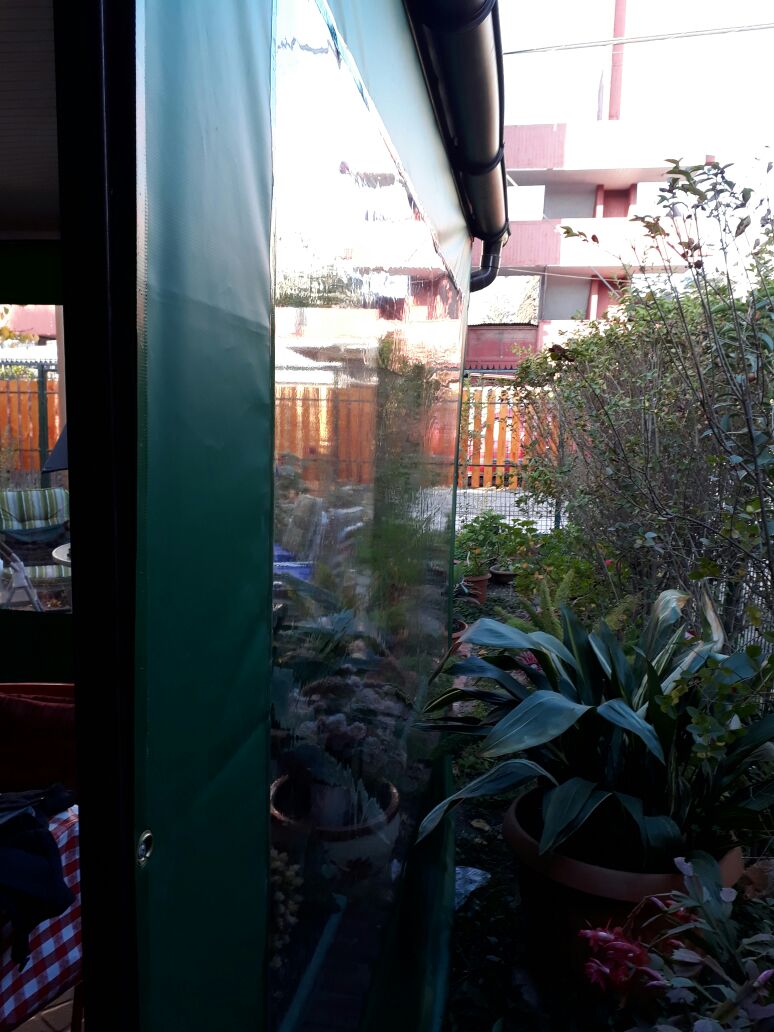 Cierre de terraza de 4.5x2.5 metros con ventana  6