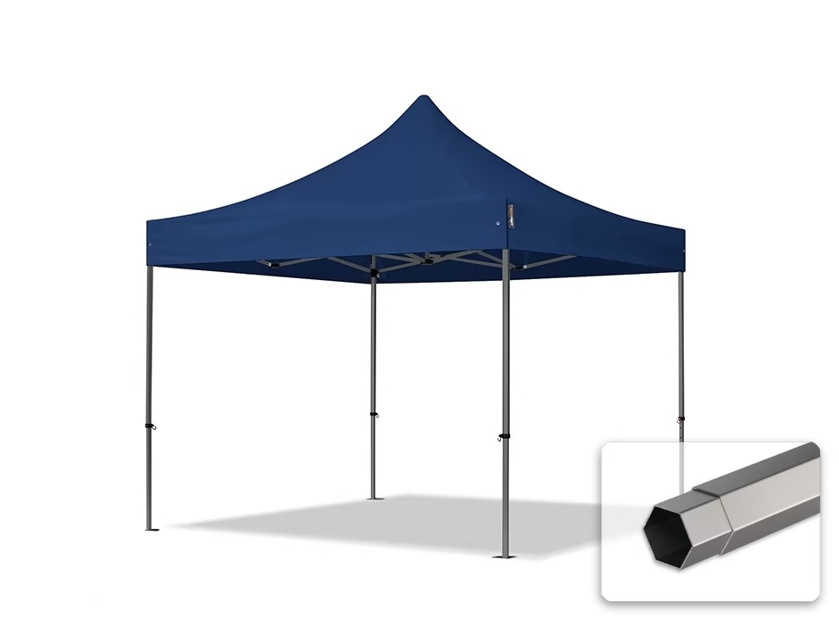 Toldo plegable premium patas hexagonales 3x3 1