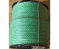 Rollo de cordel plastico verde de 10mm