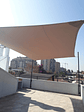 Toldo Vela 5X5 mts 90% HDPE Beige Cuadrada - Miniatura 3
