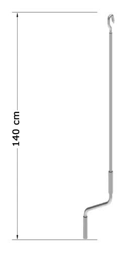 Manivela Metálica 140 cm. Para Toldos Roller 1
