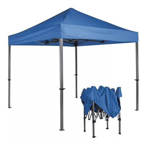 Toldos plegable Azul/Gris 2X2 metros