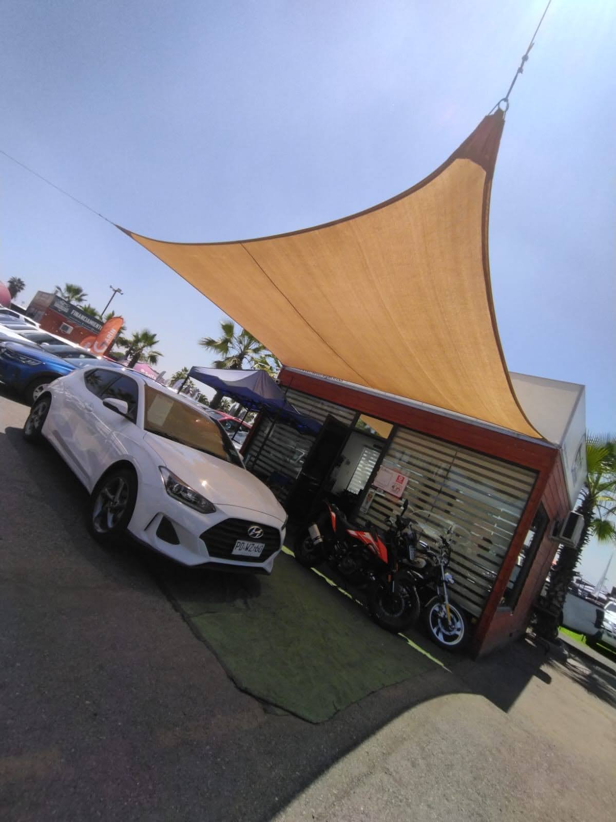 Vela 8x9 m 90% HDPE Beige Rectangular 1