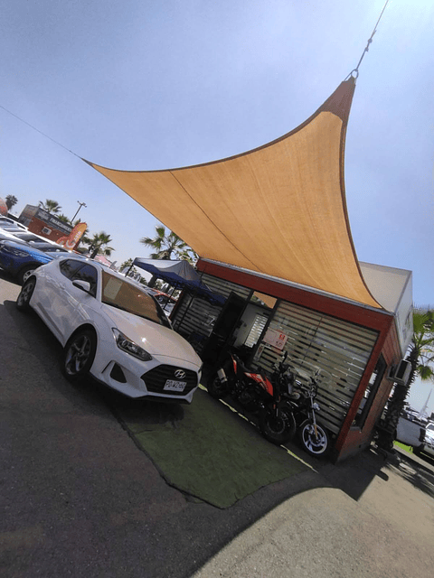 Vela 8x9 m 90% HDPE Beige Rectangular