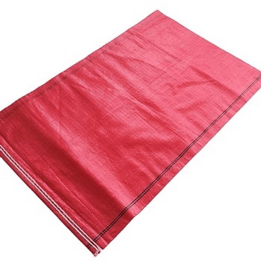 Sacos paperos tejido de raffia rojo para 80 kg 100 Unidades