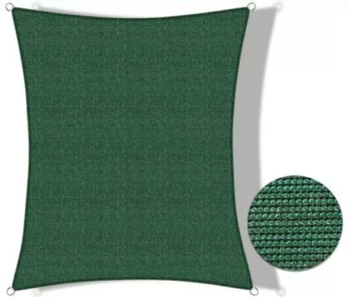 Vela 4x4 m 95% HDPE Beige cuadrada 3