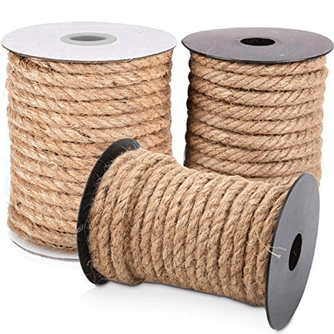 Cordel de yute de 8 mm vendido por 25 metro