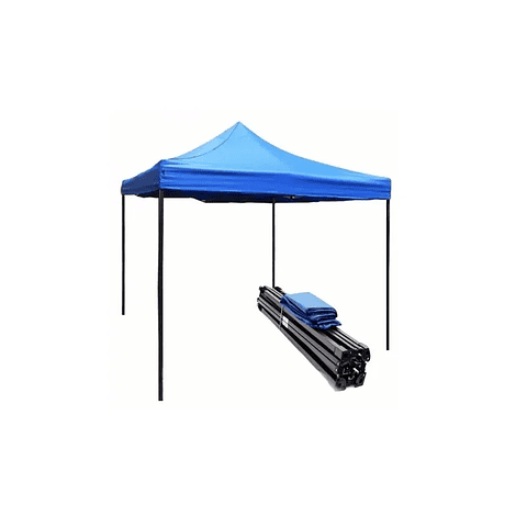 Toldo plegable estandar tipo araña 3x3m Azul 