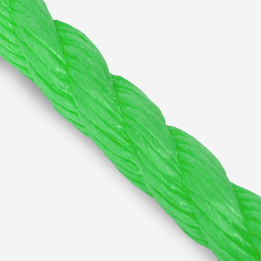 Cordel plastico verde de 14 mm vendido por 25 metros