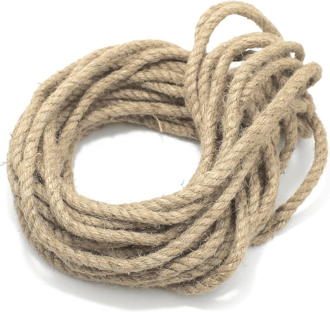 Cordel de yute de 14 mm vendido por 25 metros