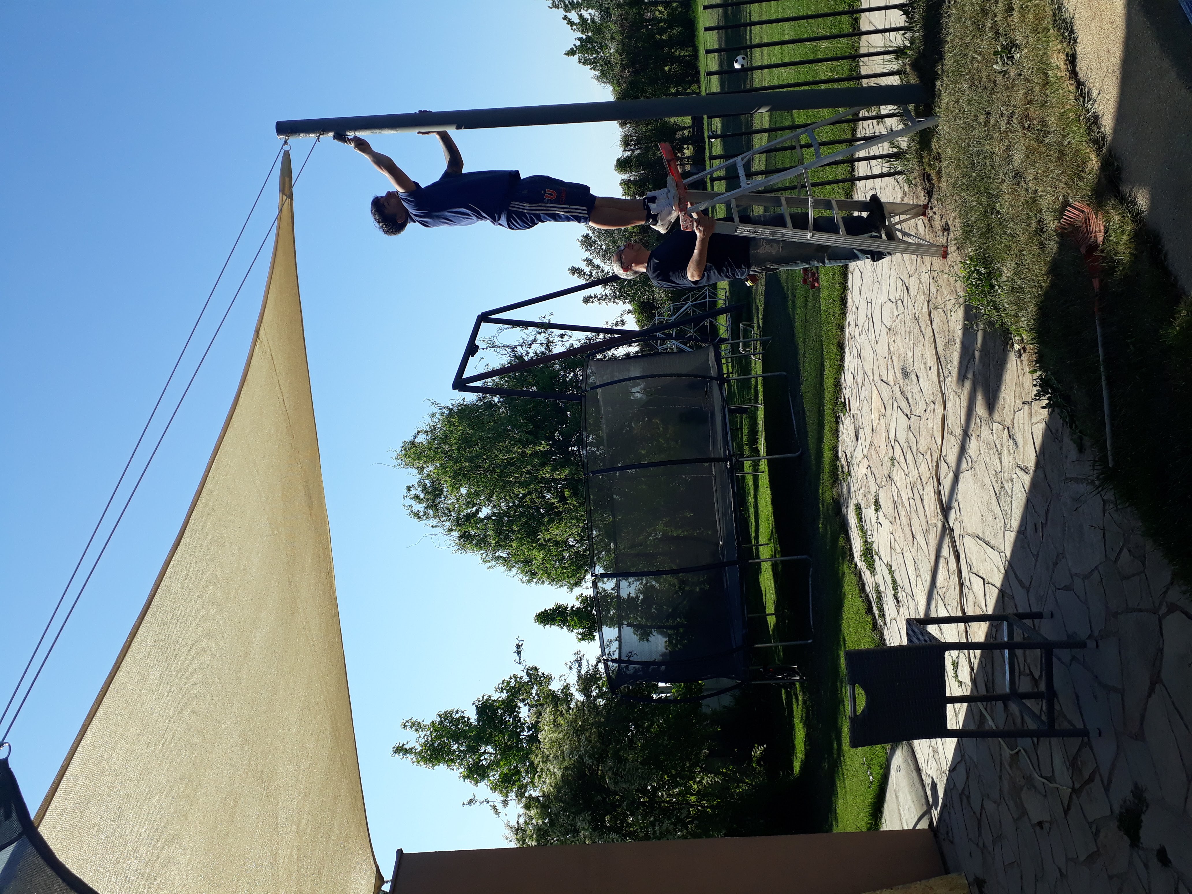 Vela 3x4 m 95% HDPE Beige Rectángulo 4