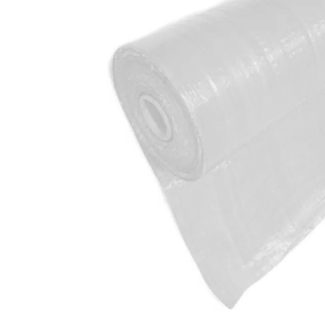 Rollo de Tarpaulin 4 mt de ancho y 50 mt de largo blanco (piso carpa) 1